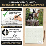 Basenji Wall Calendar 2027 - 12" x 12" Monthly Independent & Alert Barkless Hound Dog Calendar
