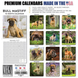 Bullmastiff Wall Calendar 2027 - 12" x 12" Monthly Brave Affectionate Giant Guard Dog Calendar