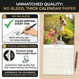 Bull Terrier Wall Calendar 2027 - 12" x 12" Monthly Jaunty Comedic Egg-Head Terrier Calendar