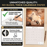 Chow Chow Wall Calendar 2027 - 12" x 12" Monthly Dignified & Proud Chow Chow Dog Breed Calendar