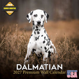 Dalmatian Wall Calendar 2027 - 12" x 12" Monthly Sleek Spotted Coach & Firehouse Dog Breed Calendar