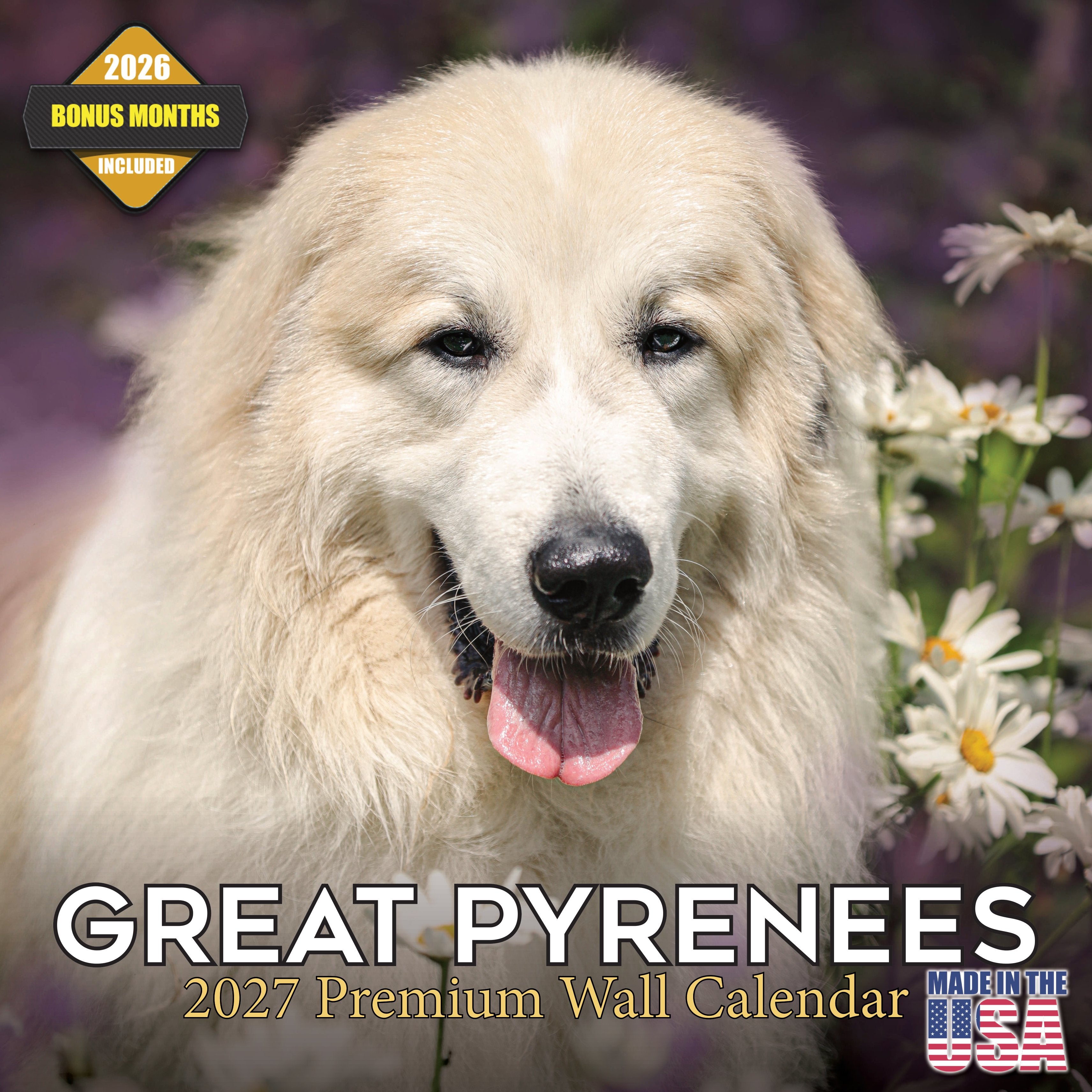 Great Pyrenees Wall Calendar 2027 - 12