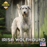 Irish Wolfhound Wall Calendar 2027 - 12" x 12" Monthly Noble Giant & Wire-Coated Sighthound Breed Calendar