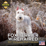 Fox Terrier (Wirehaired) Wall Calendar 2027 - 12" x 12" Monthly Spirited Wire Hair Terrier Dog Breed Calendar