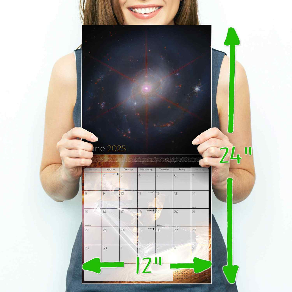 Webb Discoveries Wall Calendar 2025