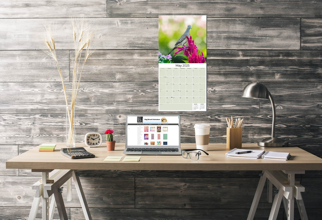 Garden Birds Wall Calendar 2025
