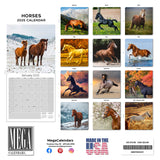 Horses Wall Calendar 2025