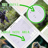 Apes Wall Calendar 2025