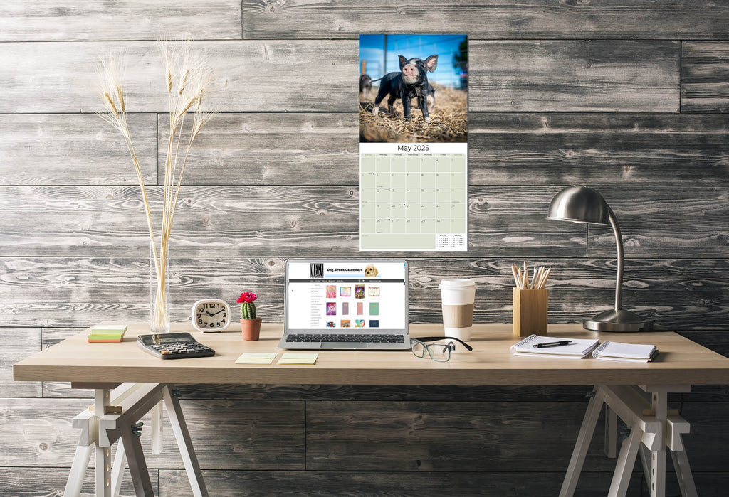 Baby Animals Wall Calendar 2025