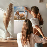 Basset Hound Wall Calendar 2025