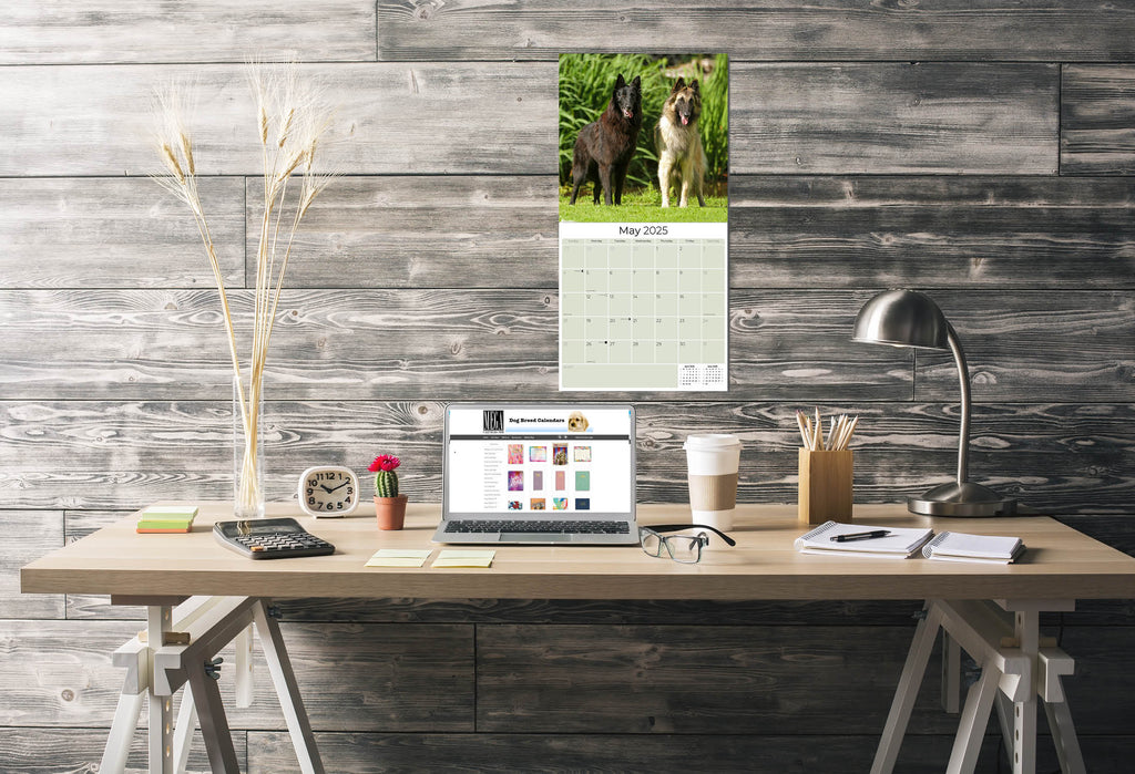 Belgian Shepherd Dog Wall Calendar 2025