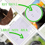 Black Labrador Puppies Wall Calendar 2025