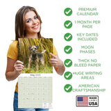 Border Terrier Wall Calendar 2025