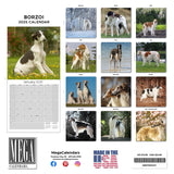 Borzoi Wall Calendar 2025