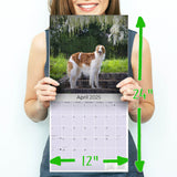 Borzoi Wall Calendar 2025