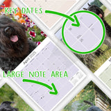 Bouvier de Flandres Calendar 2025