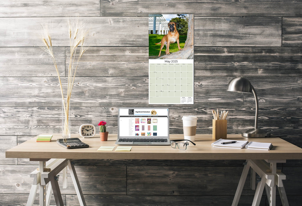 Bull Mastiff Calendar 2025
