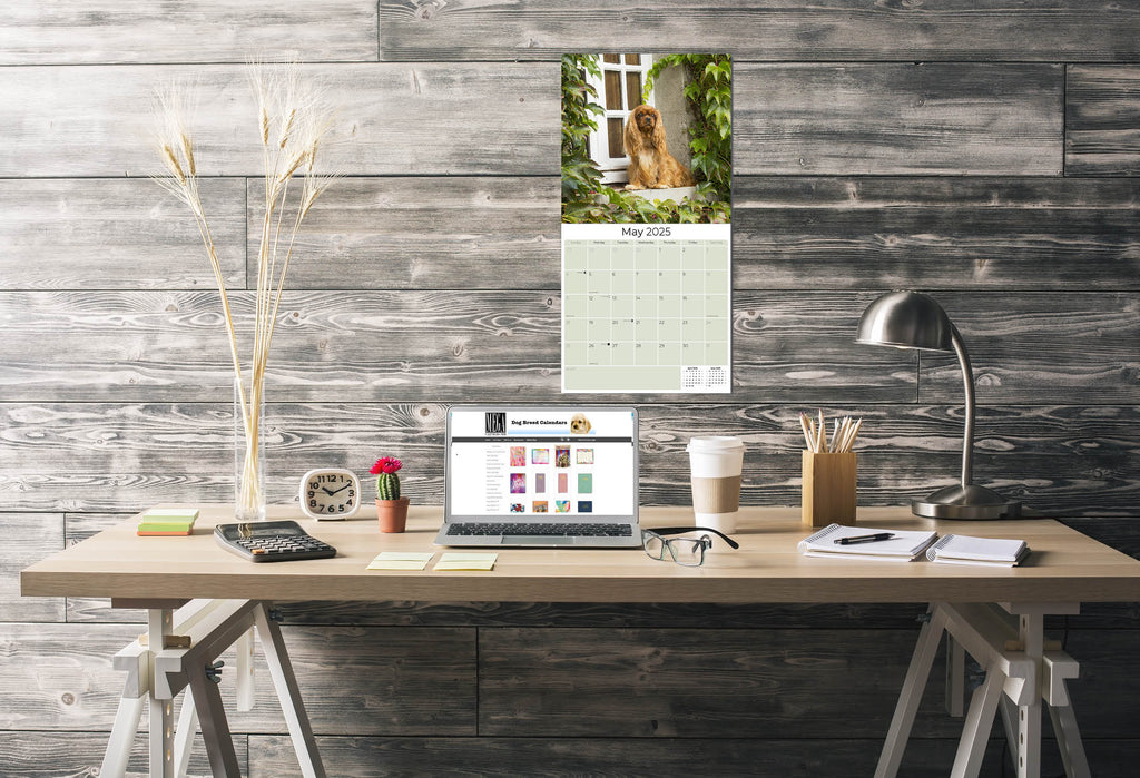 Cavalier King Charles Wall Calendar 2025