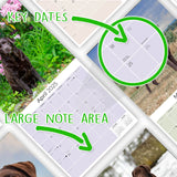Chocolate Lab Retriever Wall Calendar 2025