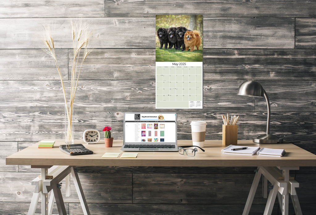 Chow Chow Wall Calendar 2025