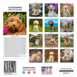Cockapoo Wall Calendar 2025