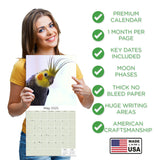 Cockatiels Wall Calendar 2025