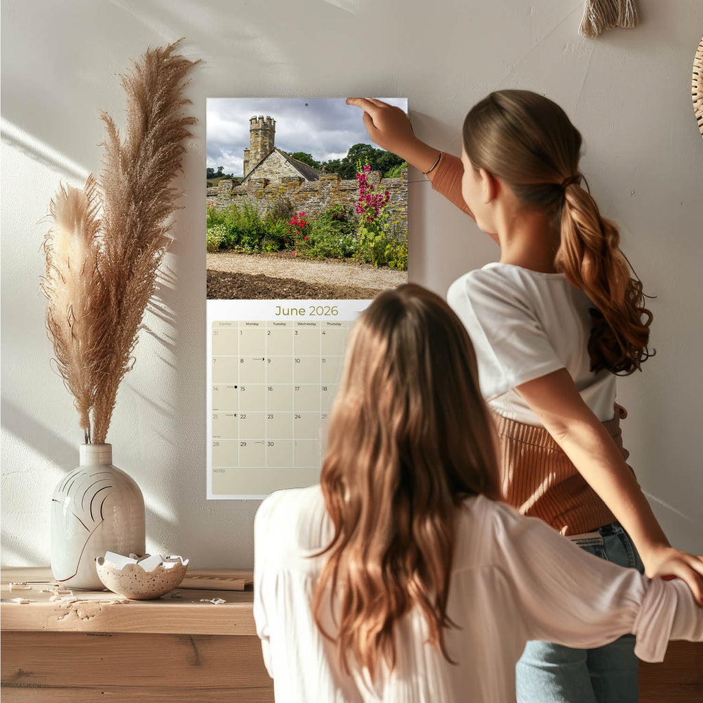 Cottage Gardens Wall Calendar 2026