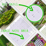 Cottage Gardens Wall Calendar 2026