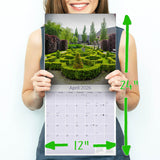 Cottage Gardens Wall Calendar 2026