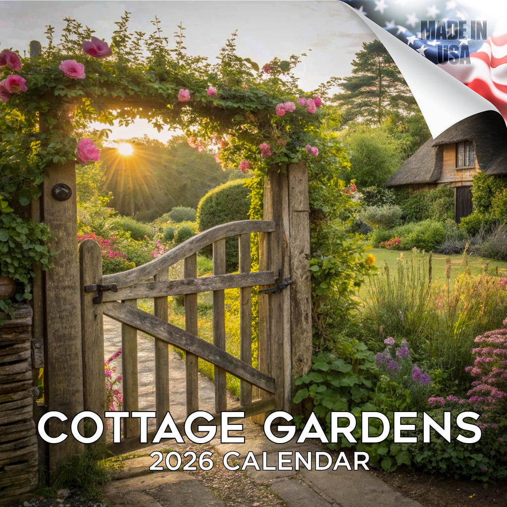 Cottage Gardens Wall Calendar 2026