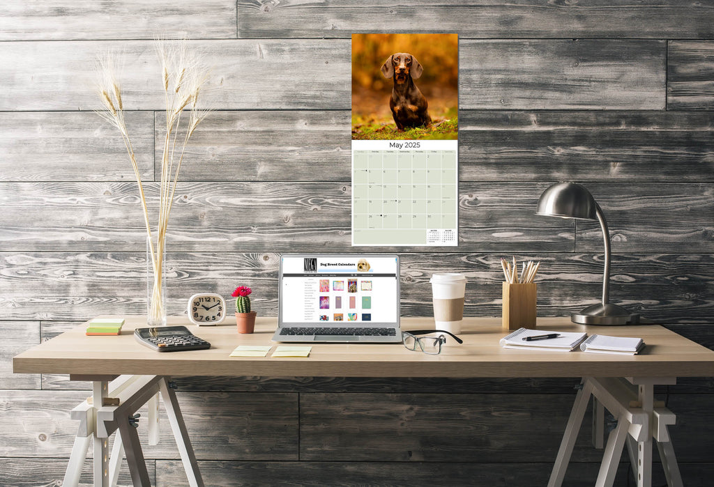 Dachshund Wall Calendar 2025