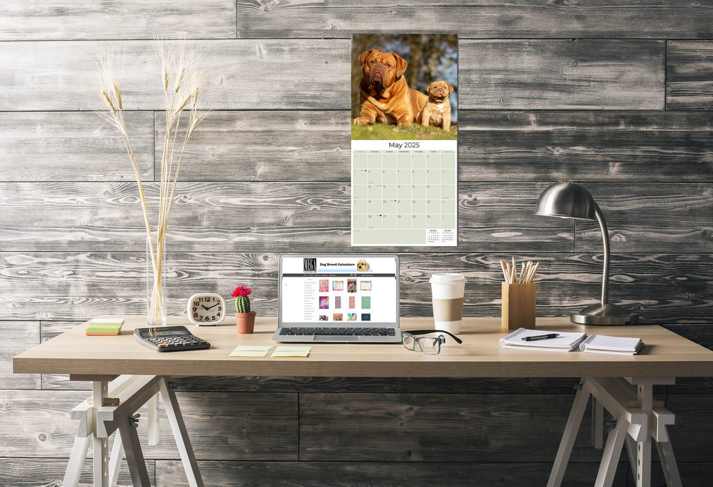 Dogue de Bordeaux Wall Calendar 2025