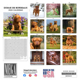 Dogue de Bordeaux Wall Calendar 2025
