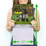 English Cocker Spaniel Wall Calendar 2025