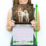 Fox Terrier (Wirehaired) Wall Calendar 2025