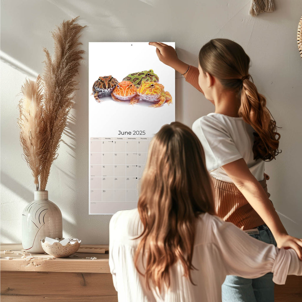 Frogs Calendar 2025