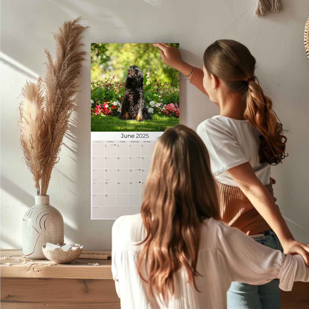 Gordon Setter Wall Calendar 2025