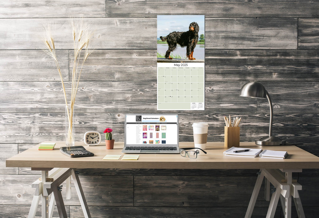 Gordon Setter Wall Calendar 2025
