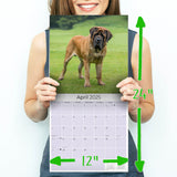 Mastiff Wall Calendar 2025