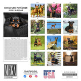 Miniature Pinscher Wall Calendar 2025