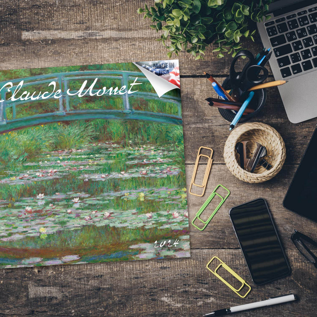 Claude Monet Wall Calendar 2024