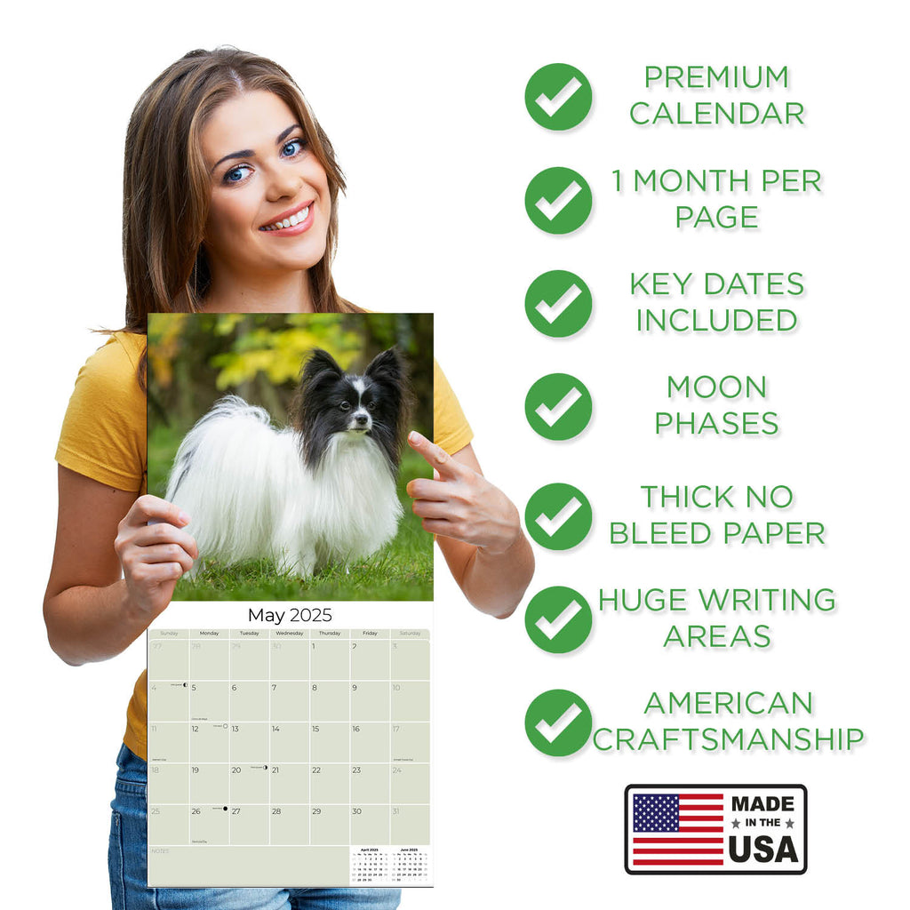 Papillon Wall Calendar 2025