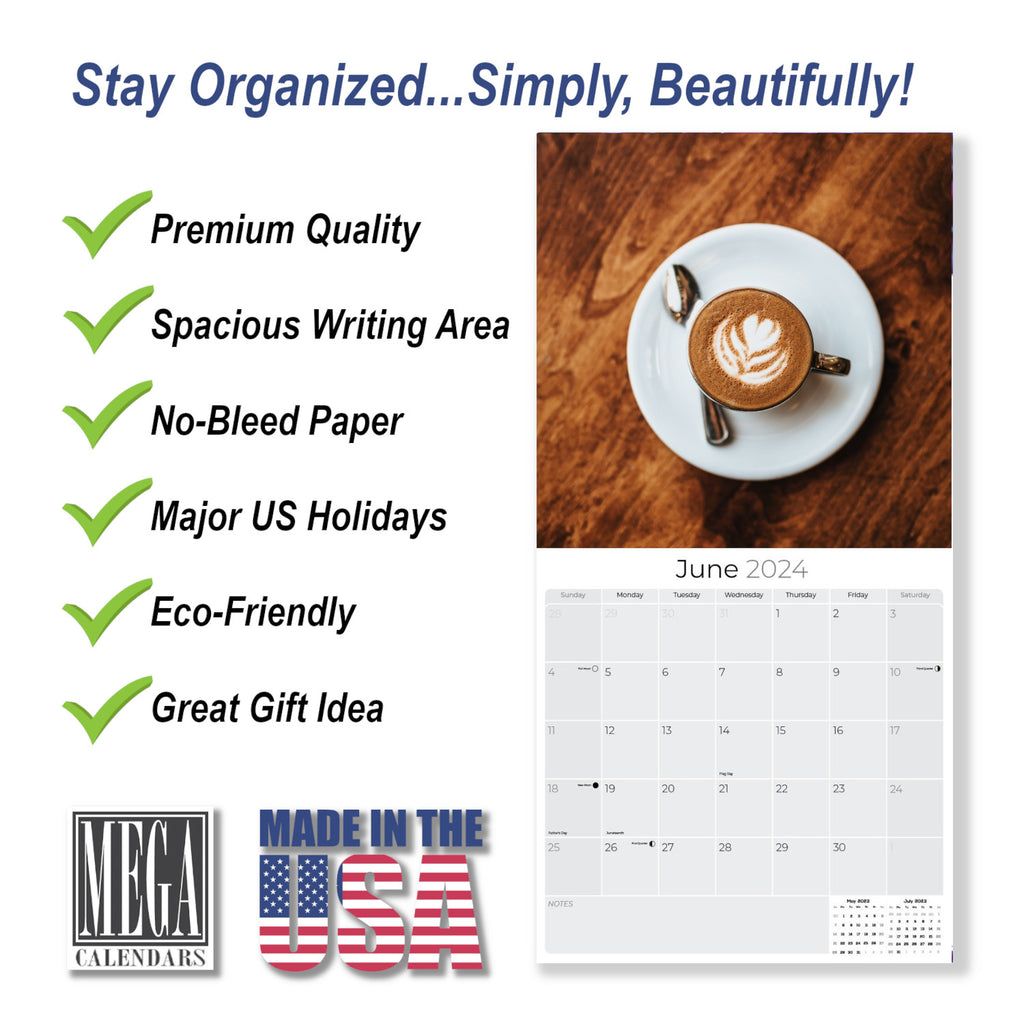Pumpkin Spice Wall Calendar 2024