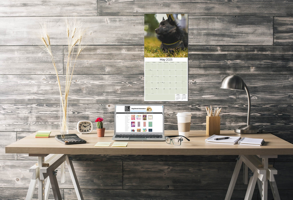 Schipperke Wall Calendar 2025