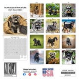 Schnauzer Miniature Wall Calendar 2025
