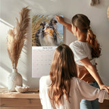 Shetland Sheepdog Wall Calendar 2025