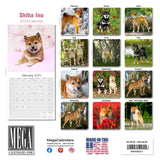 Shiba Inu Wall Calendar 2024