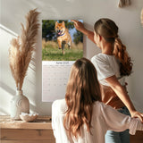 Shiba Inu Wall Calendar 2025
