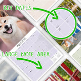 Shiba Inu Wall Calendar 2025
