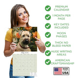 Softcoat Wheaten Terrier Wall Calendar 2025